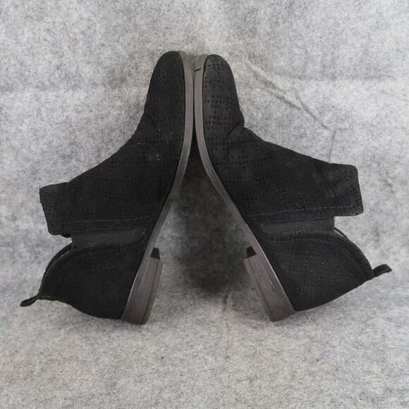 Dr Scholls Shoes Womens 6 Bootie Fashion Casual Comfort Black Zip Fabric Classic - Picture 9 of 14